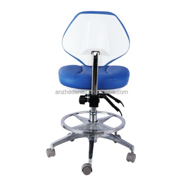 360 graus de rotação assistente dentário cadeira confortável assento banquinho dentista com encosto