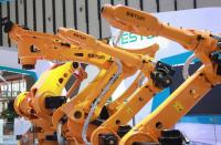 Position de montage au sol bras robot chinois avec 4 axes et support en ligne