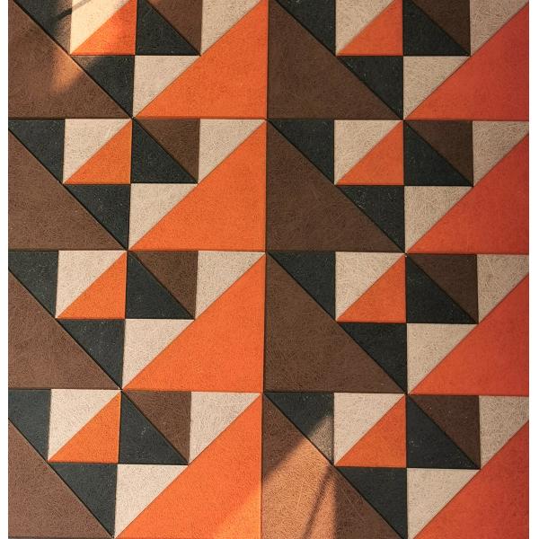 Panel acústico paralelo interior de lana de madera