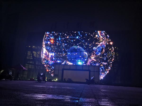 Advertising Indoor Full Color Led Screen P25 Super Slim Glass Curtain Wall