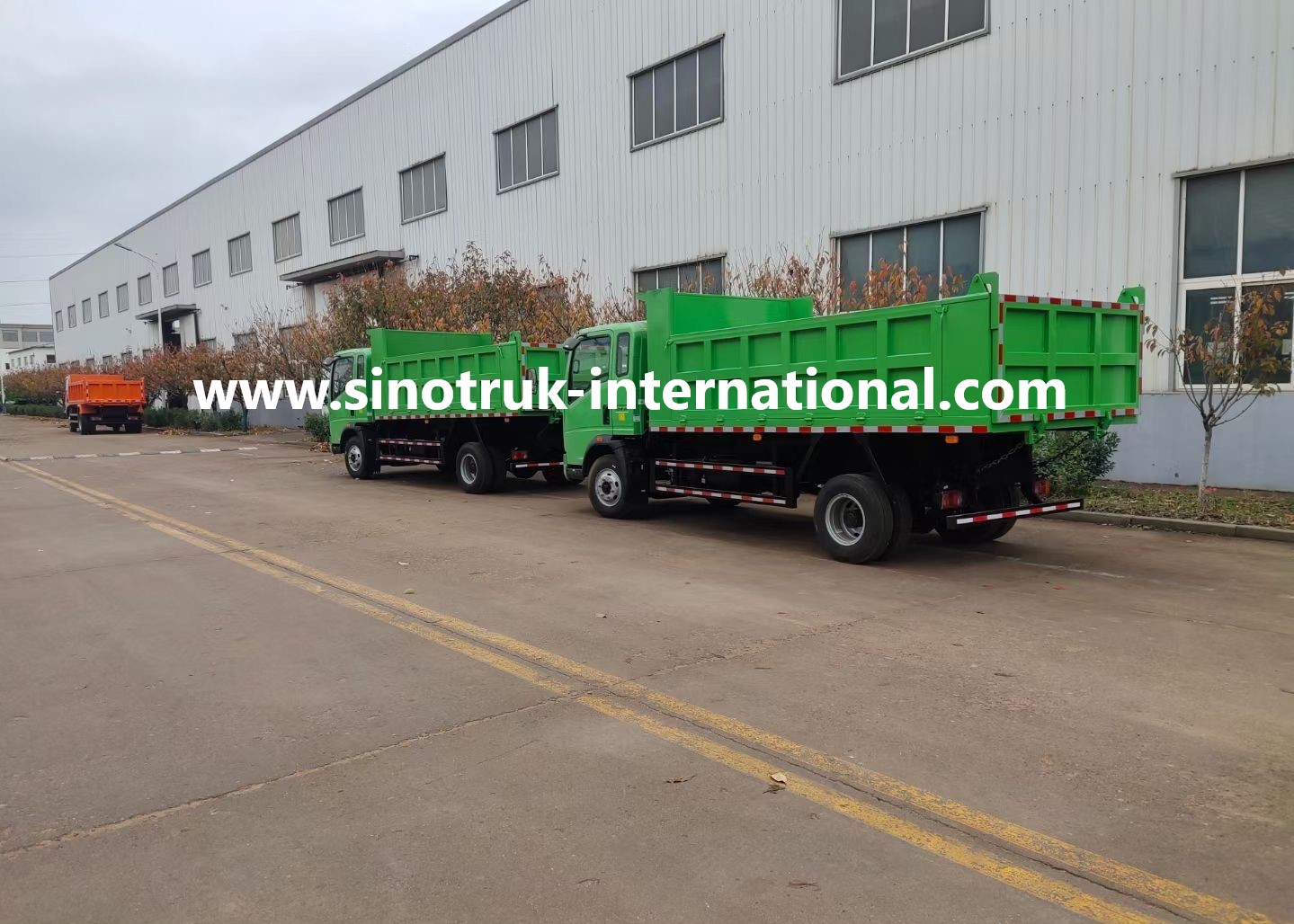 Зеленая сталь Howo 116hp самосвала Tipper высокопрочная