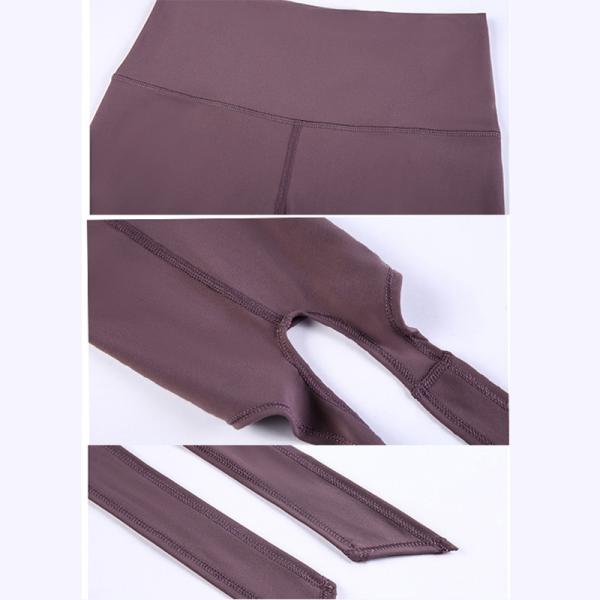 Йога простирания женщин ноги ремня задыхается Stretchable разминка Capris управлением Tummy