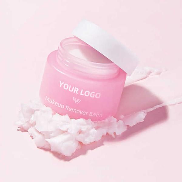 Marca privada crema de maquillaje vegetariana para quitar el maquillaje cuidado de la piel más profunda limpieza maquillaje remover purificante remover bálsamo