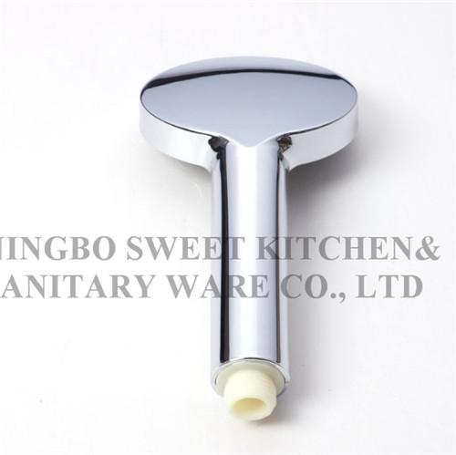 Classic model ABS material swtich-on chrome plating shower head hand shower rain shower sanitary ware accessories