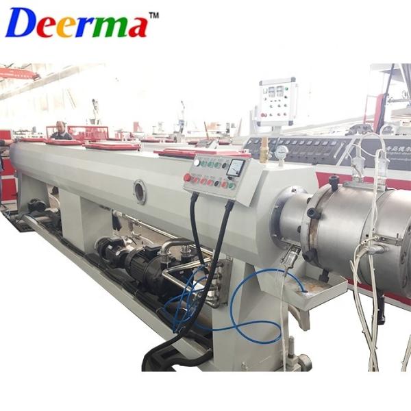 75mm - 160mm PVC Pipe Machine 220 / 380 / 415 / 420 / 440V PVC Pipe Extruder Line