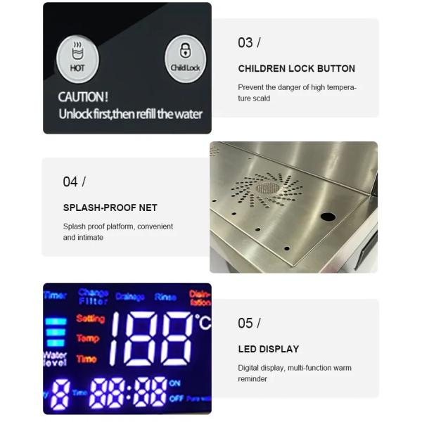 материал нержавеющей стали распределителя 304 питьевой воды емкости 35L сразу для рекламы