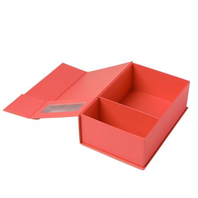 Eco Friendly PVC Window Lid And Base Boxes 4 Color Offset Printing