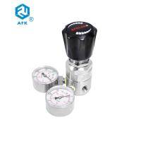316 Double Gauge Stainless Steel Pressure Regulator Piston Pressure Reducing Regulator
