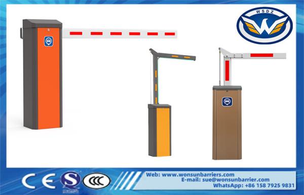 DC Brushless Car Barrier Gate Operator 1.5S - 6S Powder Coating For Parking Lot