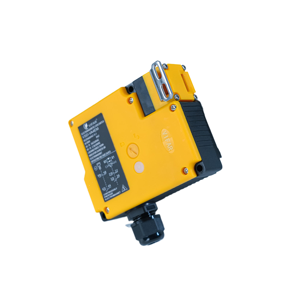 Dual Monitoring Safety Door Switch with 1300N Tensile Strength and ISO14119 Compliance for Industrial Safety