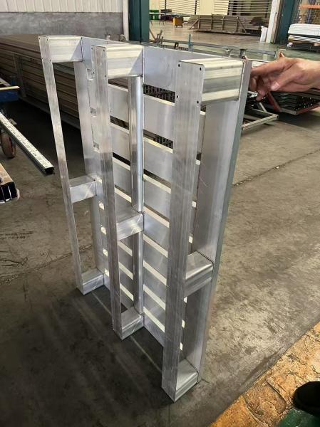 Heavy Duty Aluminum Pallet 300-2500KG Capacity ISO Standard