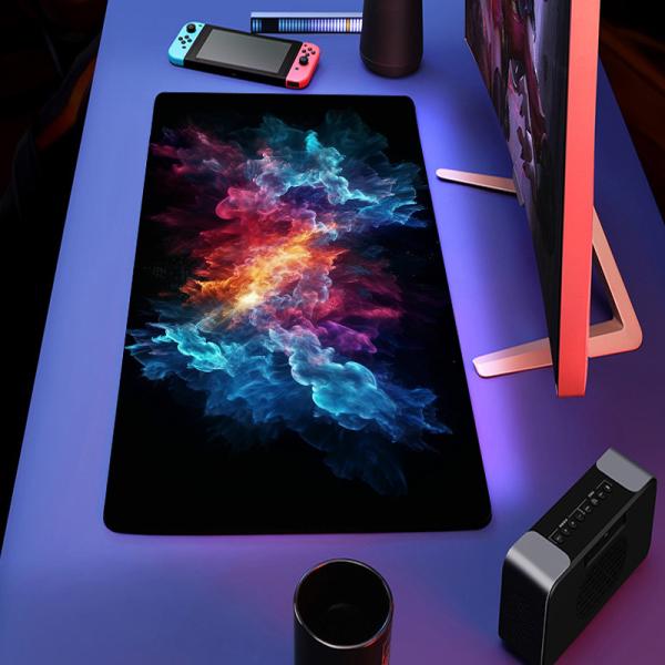 Stocked Gaming Mouse Pad with Custom Sublimation Print and Natural Rubber Material