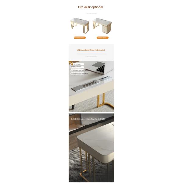 Мраморная офисная мебель офисный стол в форме L для коммерческой мебели