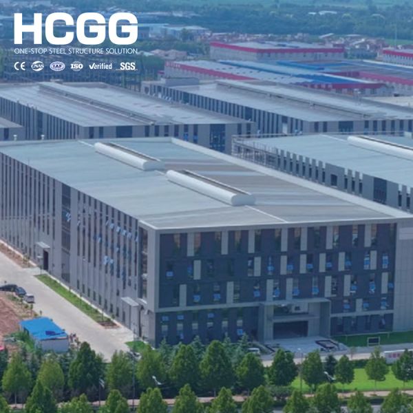 Prefabricated Steel Structure Industrial Park Building Large Span Steel Frame Factory Workshop