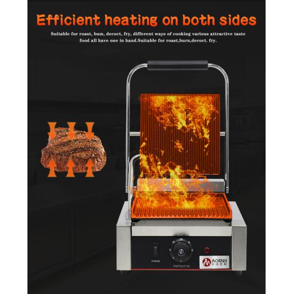 Upgrade Your Cooking Experience with this Stainless Steel Electric Contact Grill