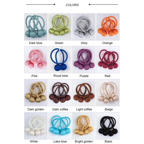 Home Decor Zinc Coating Curtain Tiebacks Drapes Holders