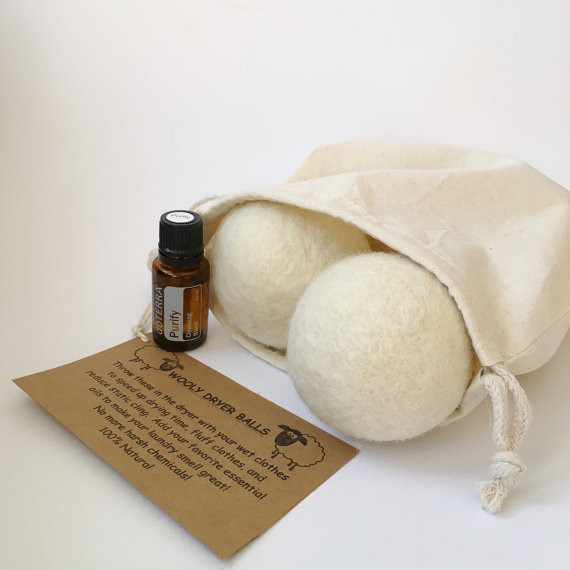 china factory Colored Pure Genuine  6-Pack XL 100% Wool Dryer Balls