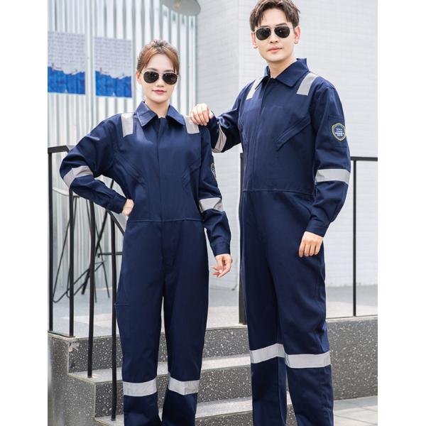 Reflective Anti-Static FR Coveralls 100% Cotton, Shipyard/Sea Port/Steel-Making Welder