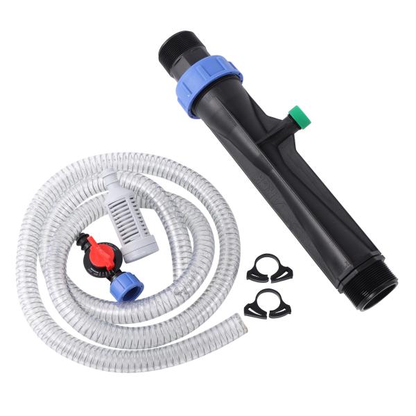 1 / 1.5 / 2 Automatic Fertilizer Injector Male Thread Venturi Fertilization Kit