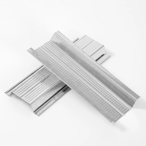 Galvanized Drywall Metal Frame / Metal Stud Track Sizes Custom For Indoor Ceiling Decoration