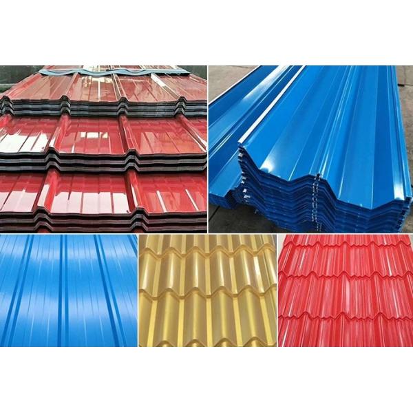 1100mm Galvanized GI Corrugated Steel Roofing Sheets