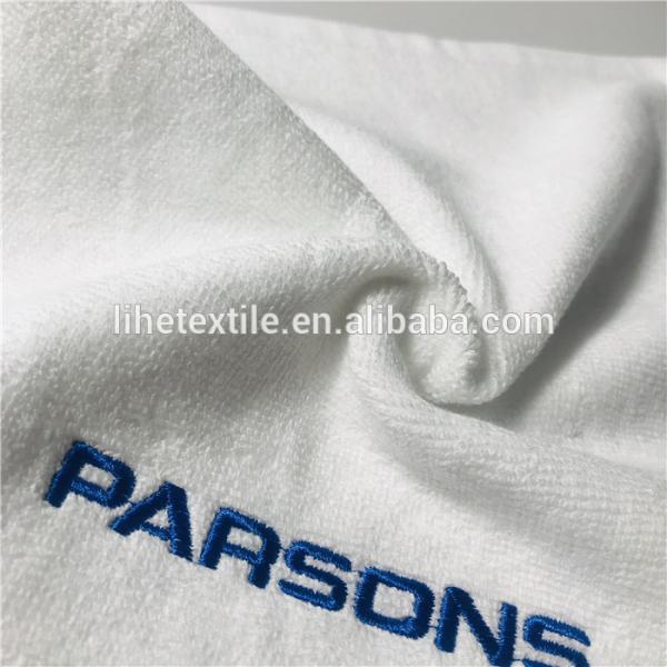 small face towel with embroidery logo 100% cotton hand towels