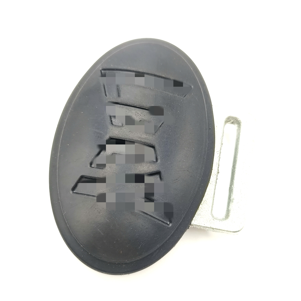 Black Rubber Metal Parts Custome Size 90 Shore Rubber Metal Bonded Products