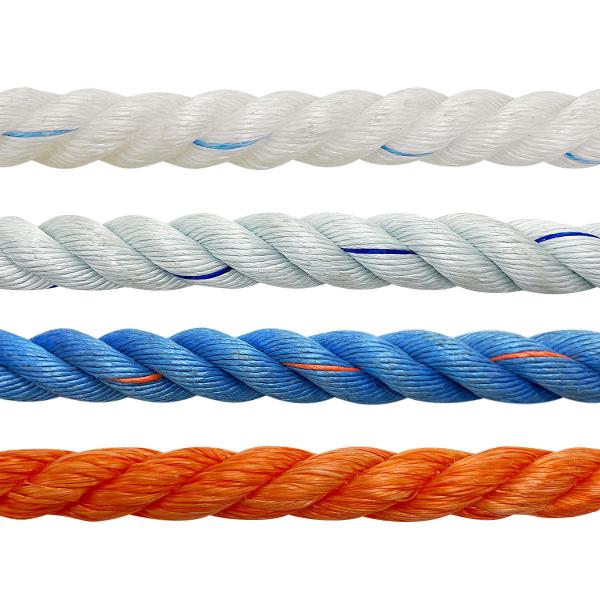 Plastic Rope PP Packaging Rope 3 Strand Twisted Rope