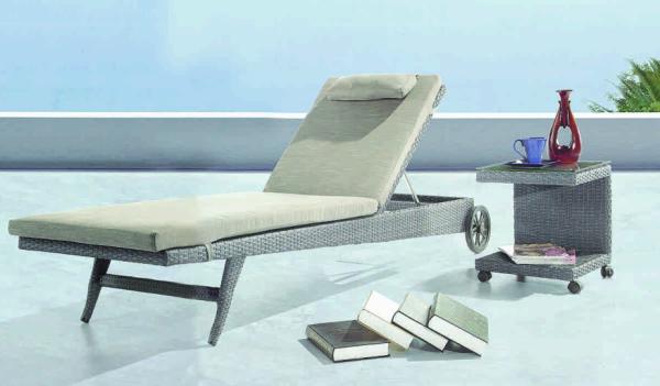 Outdoor adjustable chaise lounge chair-3002