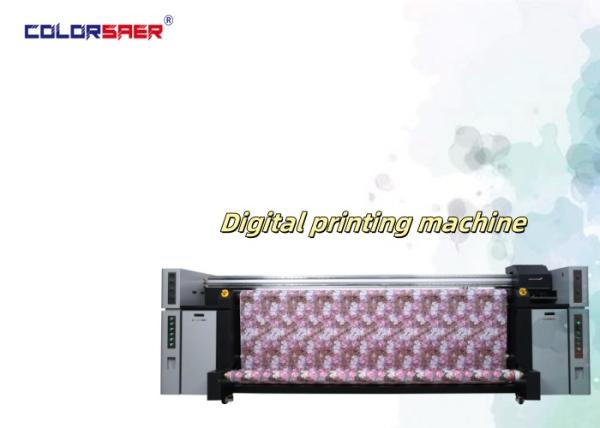 Wear-resistant High-powered I3200A1 8 Head 3200mm All In One Flag Cloth Fabric Digital Textile Fabric Printing Machine