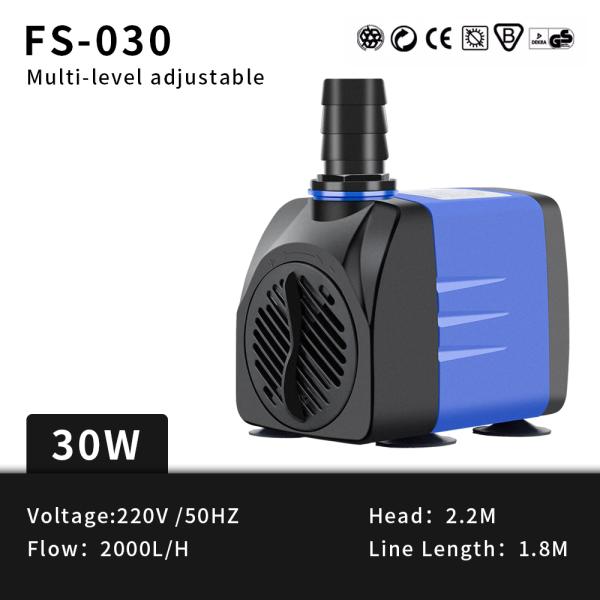 Detachable 5000L/H Aquarium Water Pump For Fountain Hydroponics