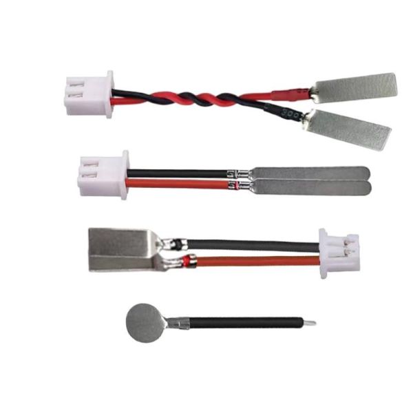 Custom-Manufactured Wire Harness for 18650 Battery Nickel Tab Terminals PH2.0 Terminal Wires with Red & Black Battery Nickel Tab Leads