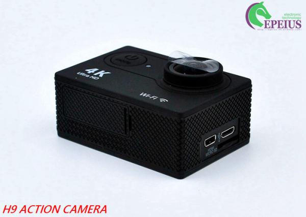 Ultra HD Eken 4K H9 Motorcycle Helmet Camera , WiFi 170D 12MP Extreme Action Camera 