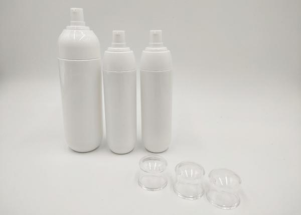 PET Plastic 30ml 100ml 120ml Custom Cosmetic Bottles White Color Body Care