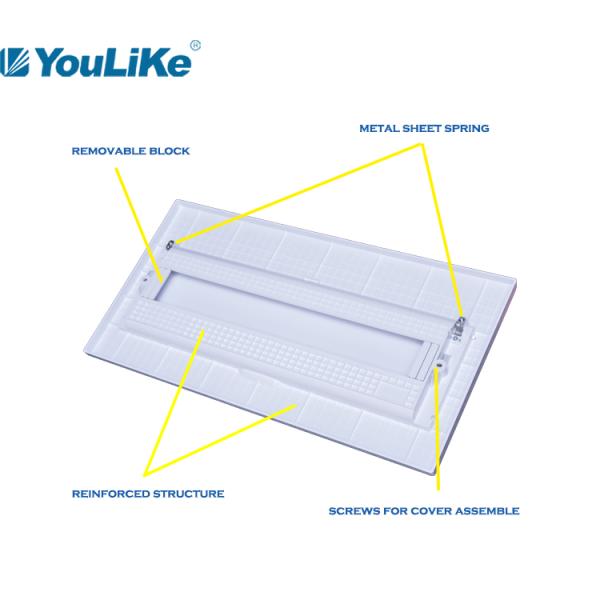 Коробка распределения силы коробки блока потребителя пути MCB скрытого монтажа 21