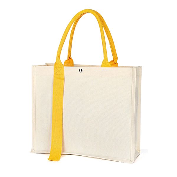 Fashion Large Capacity Colored Sublimation Canvas Tote Bags