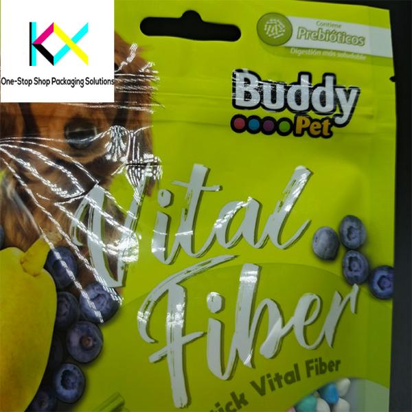 130um Thickness Stand up Pouch with Digital Printing for Pet Food Packaging Bags