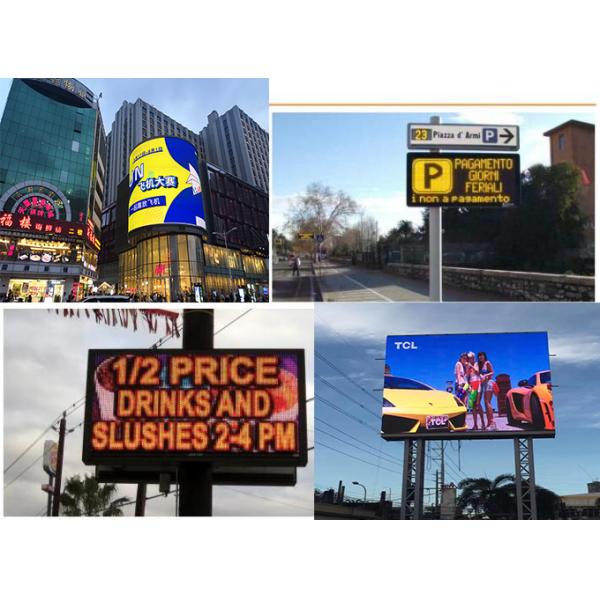 P10 SMD Module Size 320X320mm Full Color 6500 Nits Outdoor Fixed Advertising Screen