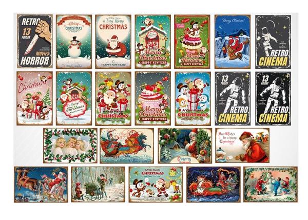Personalized Daily Household Items Custom Vintage Iron Painting 20*30cm