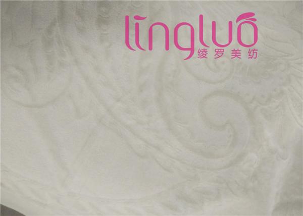 Spray Flowers Antistatic 460gsm Velvet Flocked Fabric