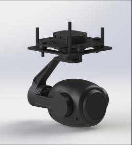 30 Câmara de Zoom Óptico + 3 eixos IP/HDMI Gimbal