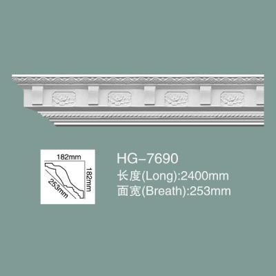 Foam Skirting Polyurethane Crown Moulding HG-7690