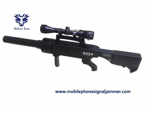 Security Defense Drone Jamming Device Gun Shape IR Laser Telescope IP55 Waterproof