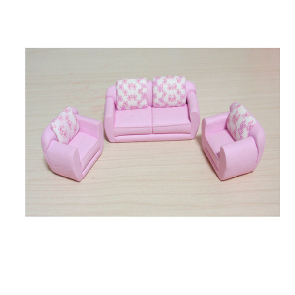 colorful model beds furniture bed, mini ceramic model bed for indoor indoor scene