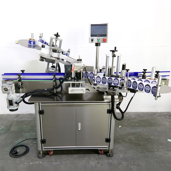 Two Head Automatic Bottle Labeling Machine Sauce And Olive Oil Bottle Label Applicator Machine For Glass Bottle