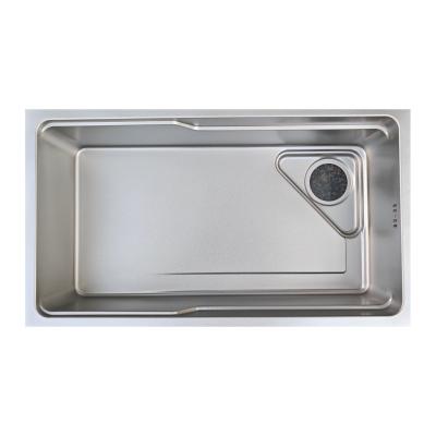 Modern Rust Resistant 304 Stainless Steel Design Single Bowl Vessel Kitchen Sink