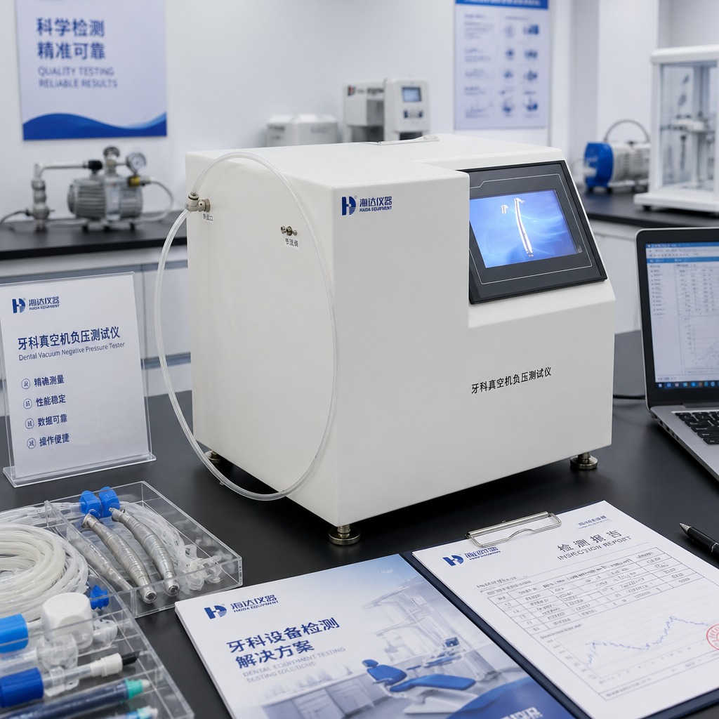Dental Vacuum Negative Pressure Tester Vacuum Gauge Machine for Dental Suction System Testing Equipment High Precision -94 kPa