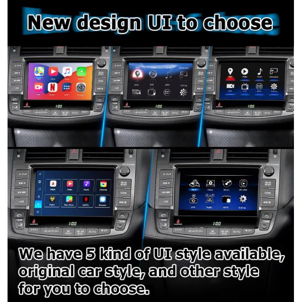 Toyota Crown GRS204 URS206 UZS207 S200 Android беспроводный Carplay Android Auto 8+128GB на базе Qualcomm