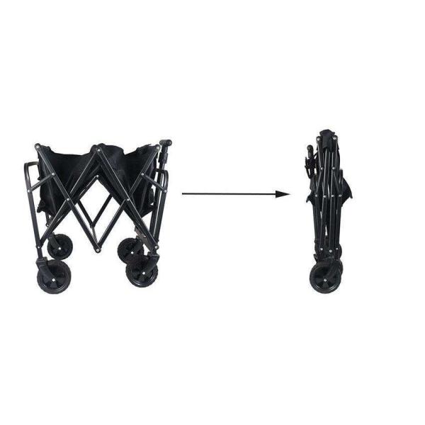 Удобный 200-фунтовый грузоподъемный складной вагон для кемпинга на открытом воздухе