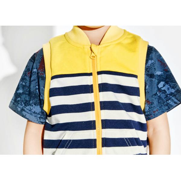 3 - 12 Year Old Boys Zip Up Hoodies , Trendy Kids Zipper Sweatshirts Kangroo Pocket
